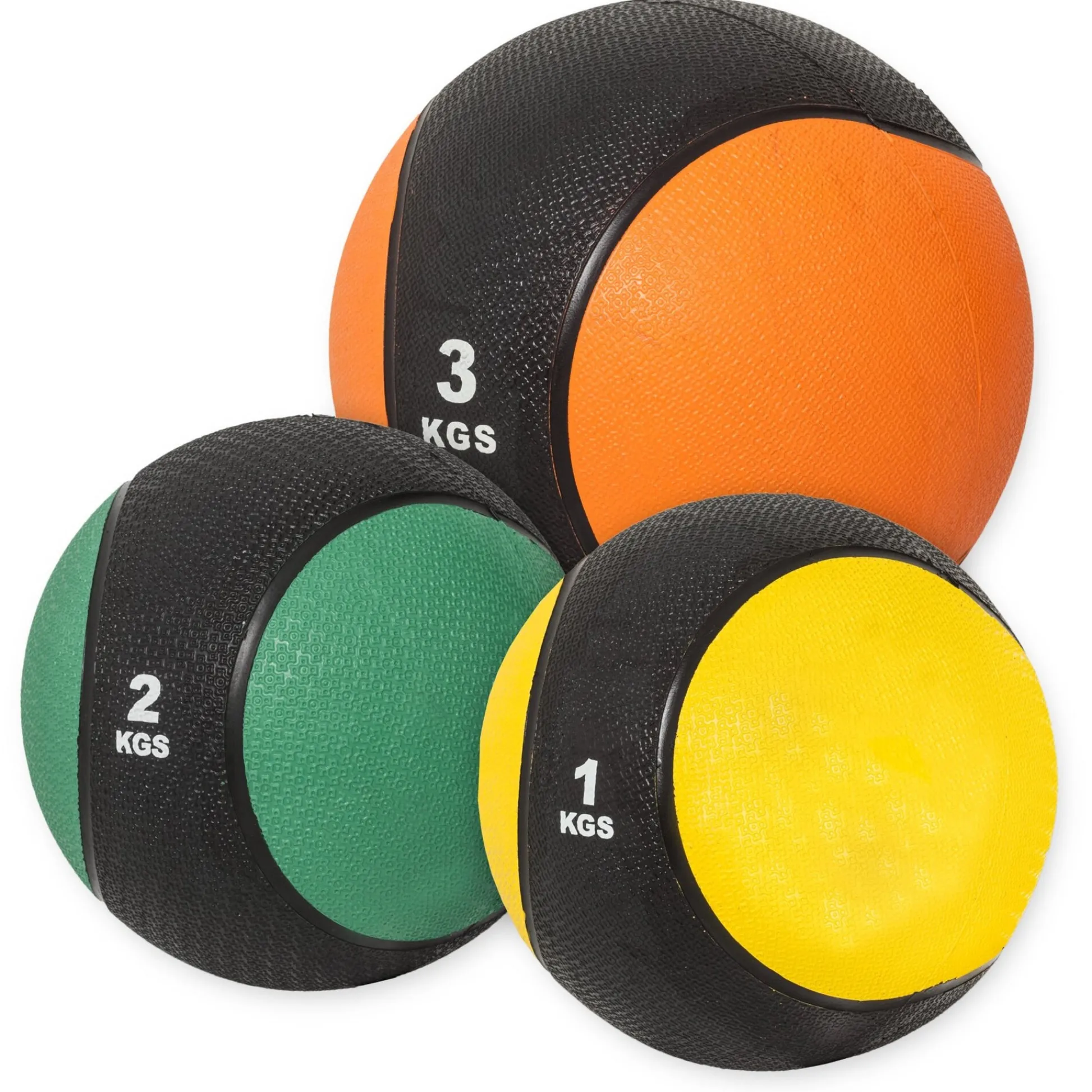 Gorilla Sports Medizinball aus Gummi 1 - 10 kg Verschieden Clearance