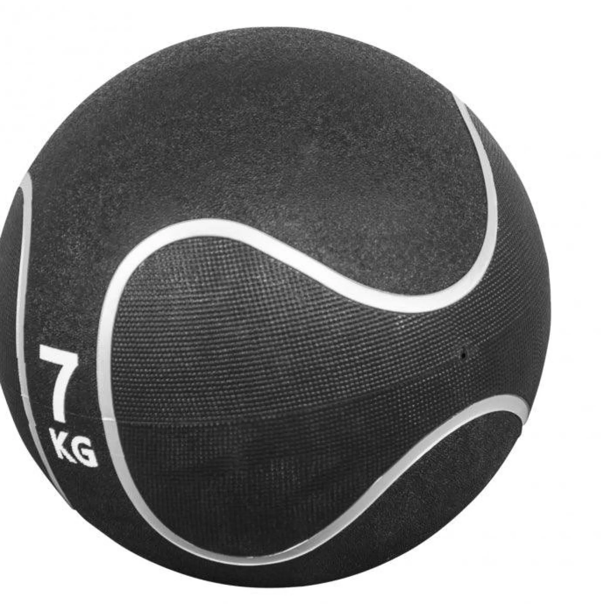 Gorilla Sports Medizinball aus Gummi Schwarz/Silber 1 - 10 kg Schwarz / Silber Clearance