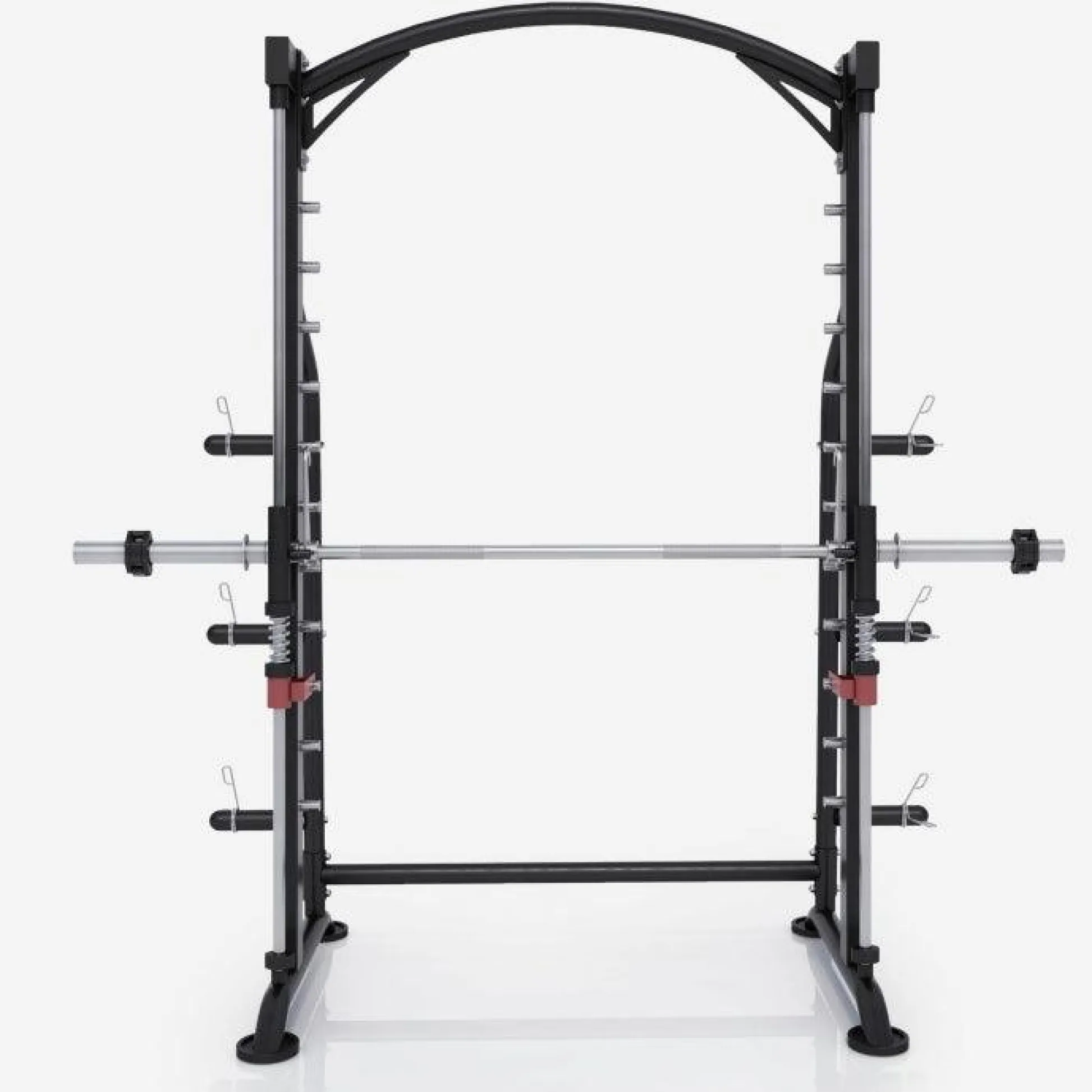 Gorilla Sports Multipresse Power Rack Olympia Schwarz / Rot / Silber Discount