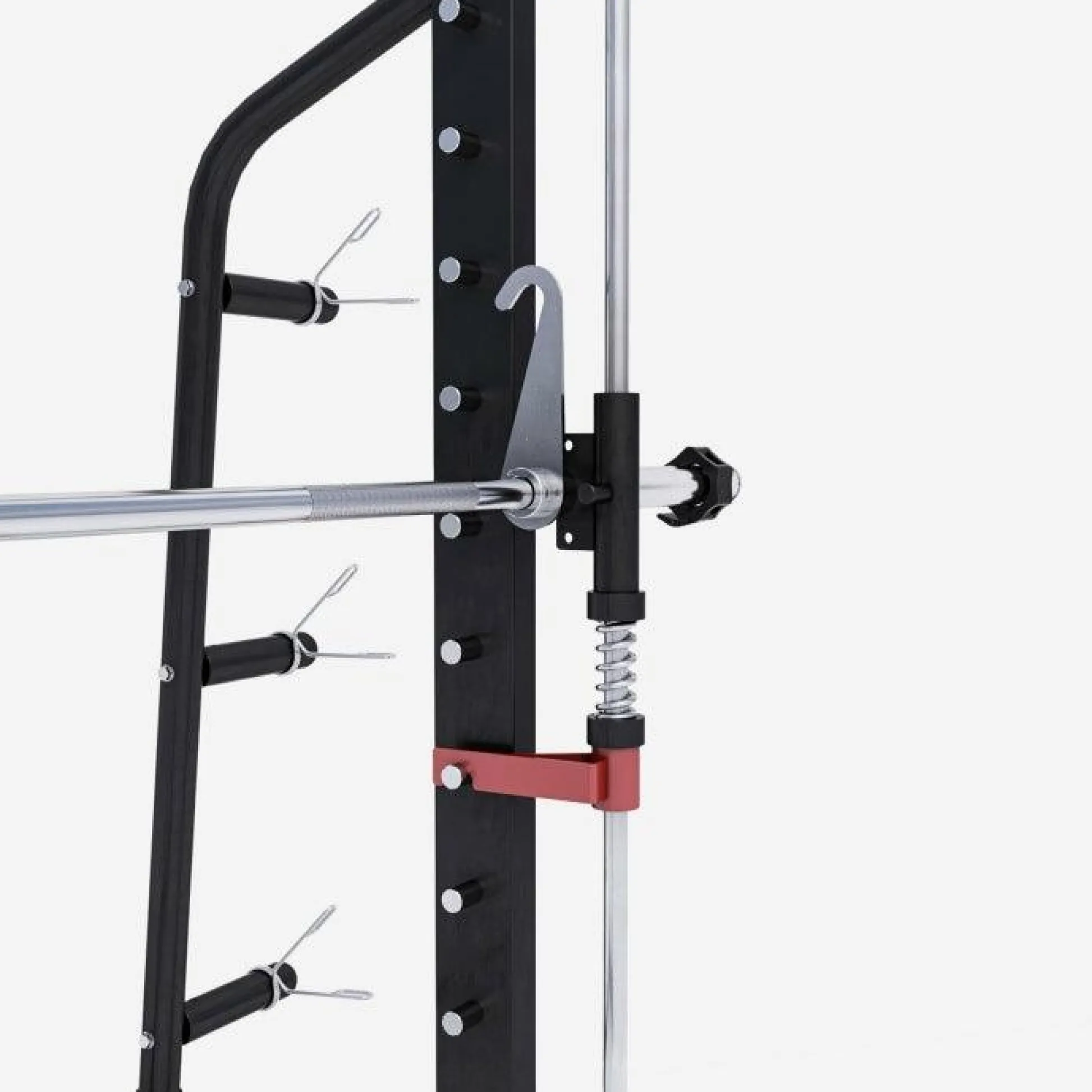 Gorilla Sports Multipresse Power Rack Olympia Schwarz / Rot / Silber Discount