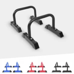 Gorilla Sports Parallettes Liegestützgriffe 2er Set 30 cm Rot Hot