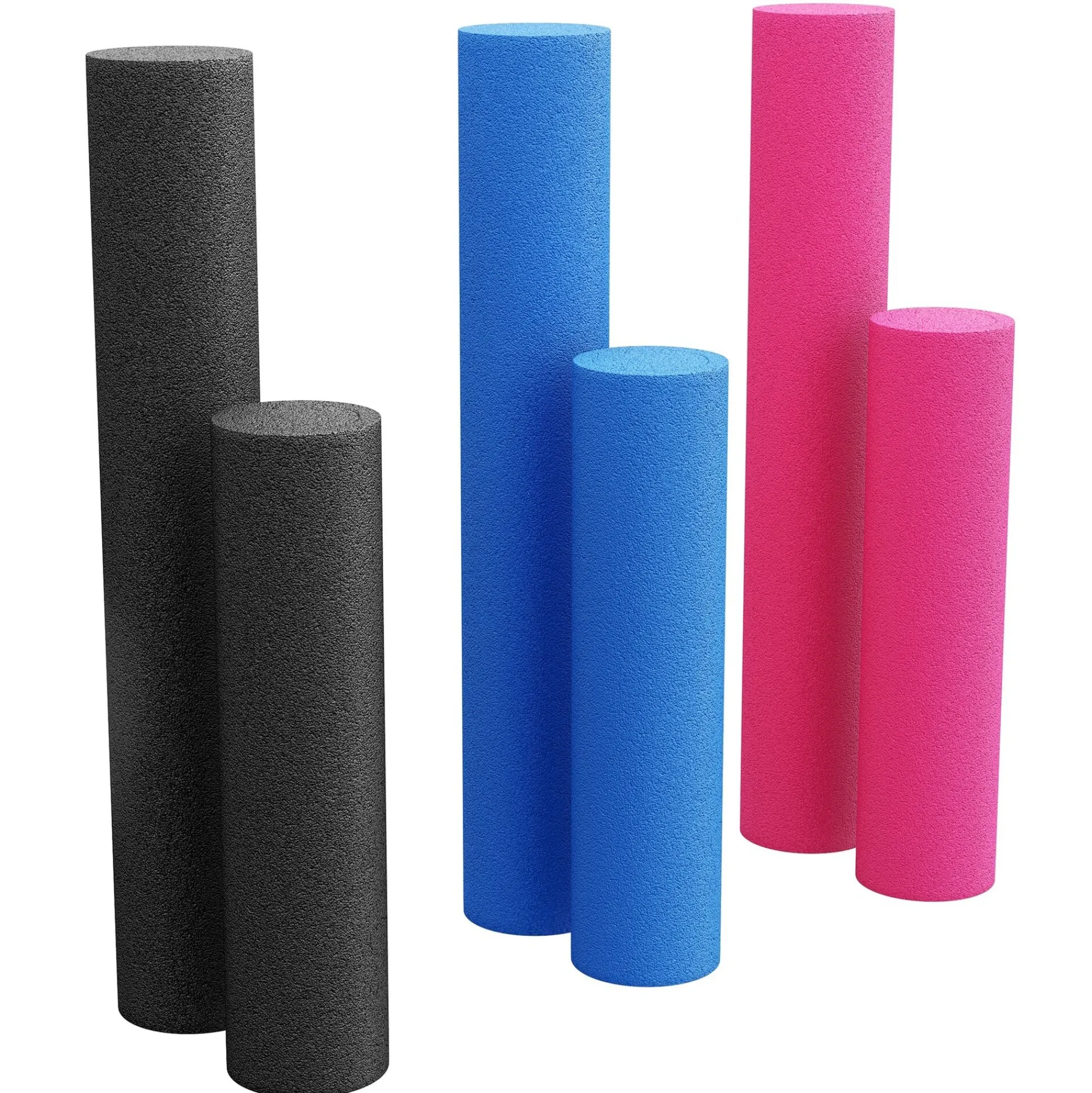 Gorilla Sports Pilates Rolle 60/90 cm lang und 15 cm hoch Pink Best
