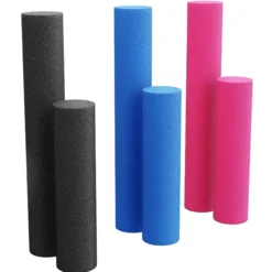 Gorilla Sports Pilates Rolle 60/90 cm lang und 15 cm hoch Blau Clearance