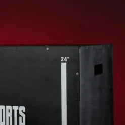 Gorilla Sports Plyo Box aus Holz schwarz 61 x 51 x 76 cm Schwarz / Weiss Outlet