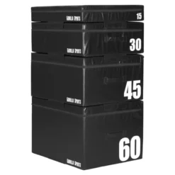 Gorilla Sports Plyo Box Soft mit Klettverschluss 15 - 60 cm Schwarz Online