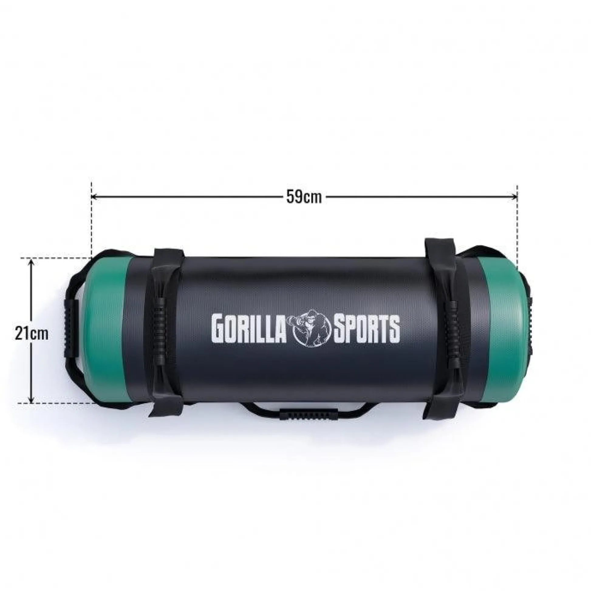 Gorilla Sports Power Bag aus Kunstleder 5 - 30 kg Schwarz / Orange Sale