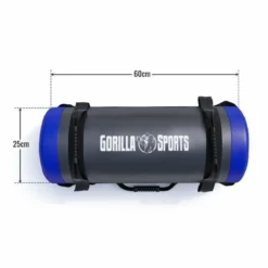 Gorilla Sports Power Bag aus Kunstleder 5 - 30 kg Schwarz / Orange Sale