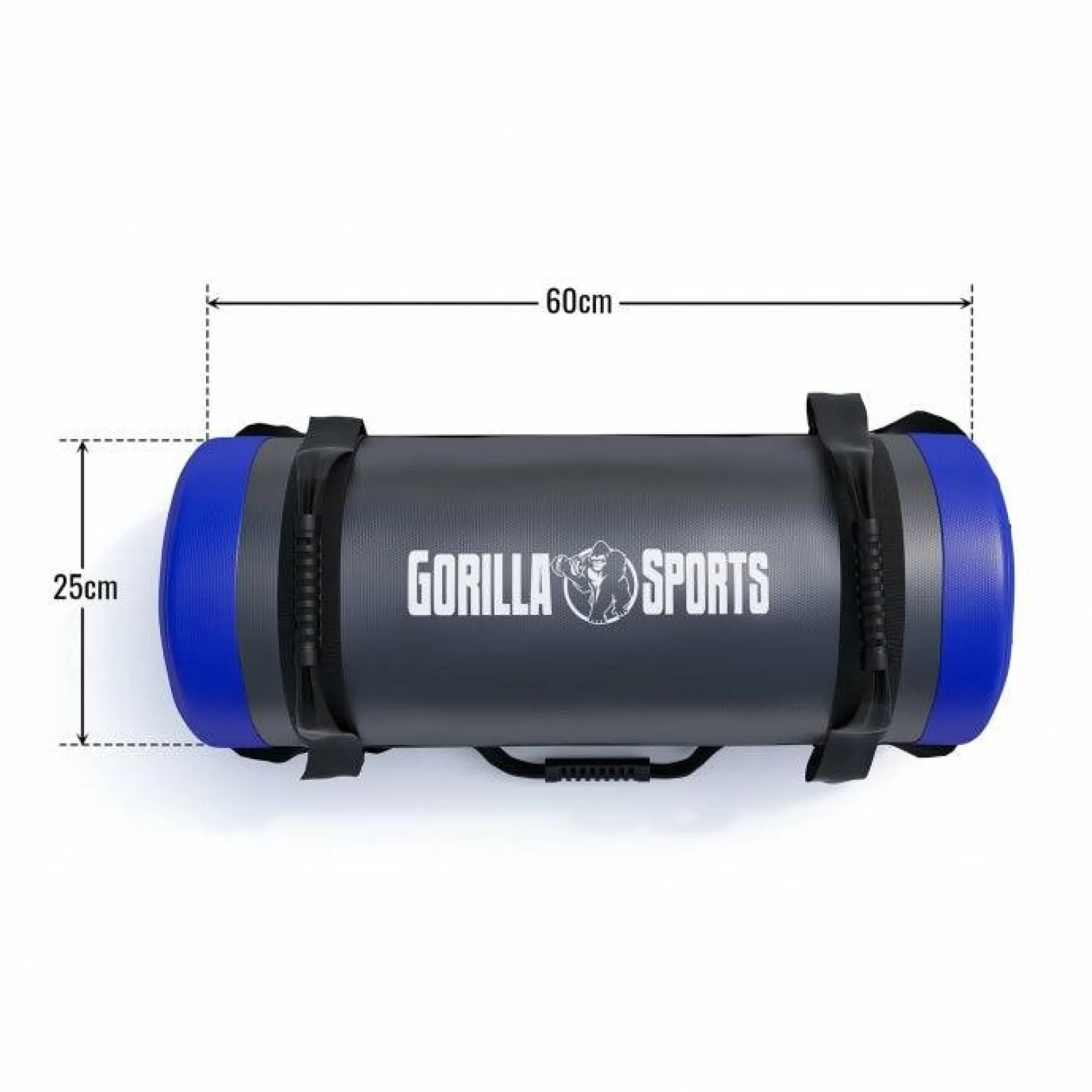 Gorilla Sports Power Bag aus Kunstleder 5 - 30 kg Schwarz / Orange Sale