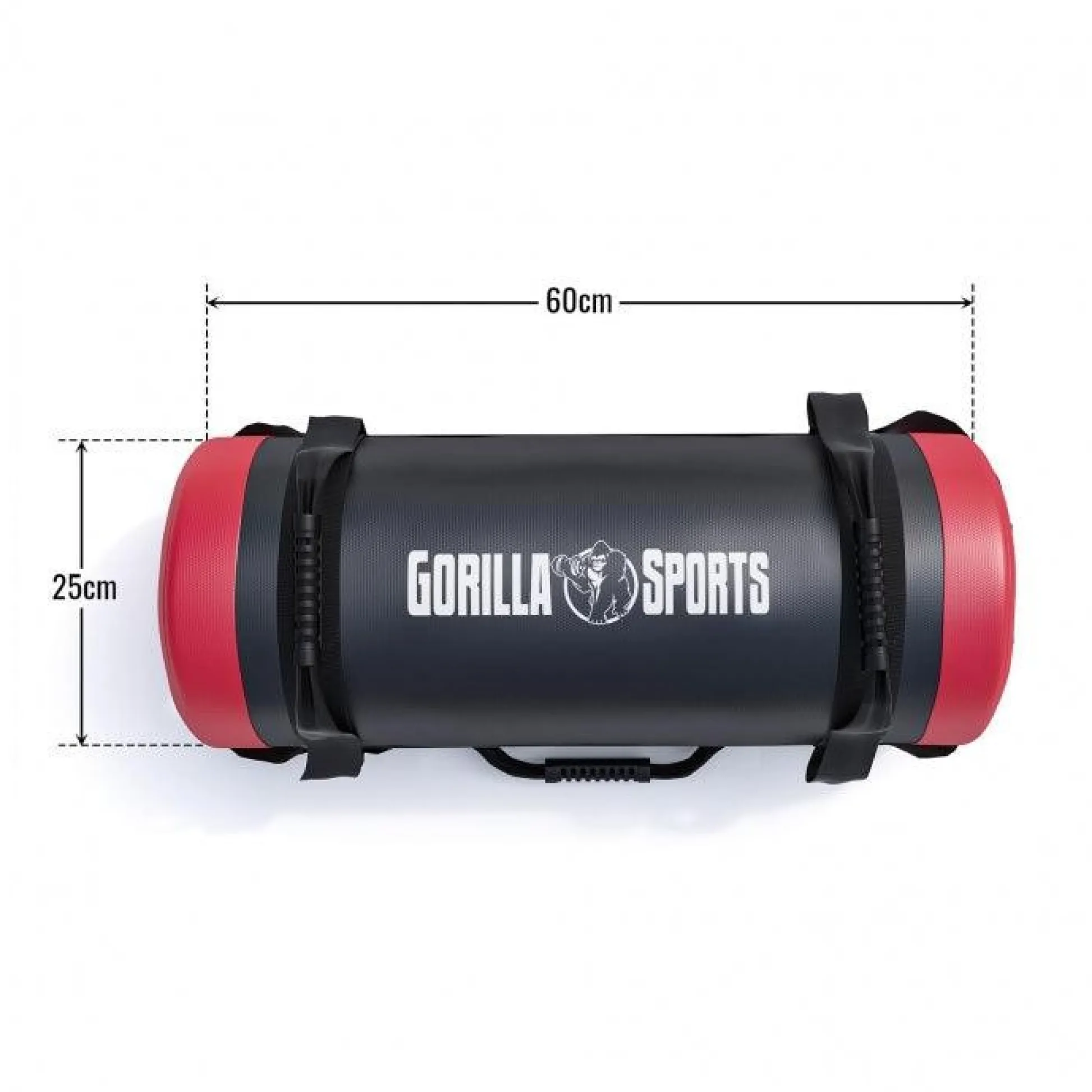 Gorilla Sports Power Bag aus Kunstleder 5 - 30 kg Schwarz Clearance