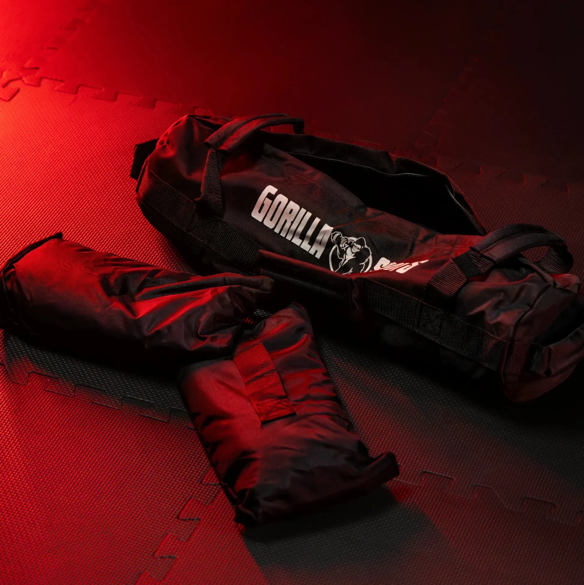 Gorilla Sports Power Bag verstellbar 20 - 30 kg Schwarz Hot