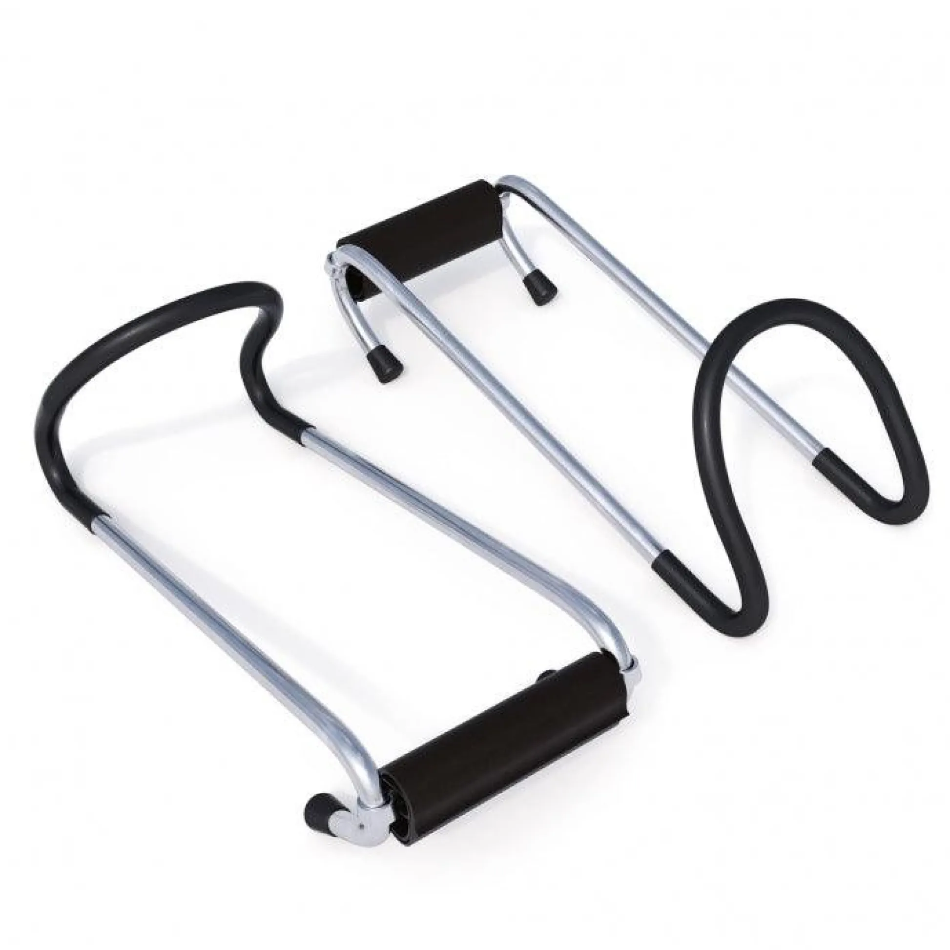 Gorilla Sports Power Hooks Chrom Schwarz / Silber Clearance