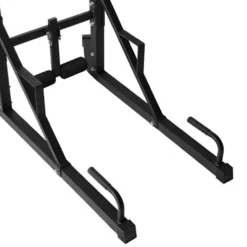 Gorilla Sports Power Tower Dip Station mit Klimmzustange und Sit-Up Trainer Schwarz Outlet