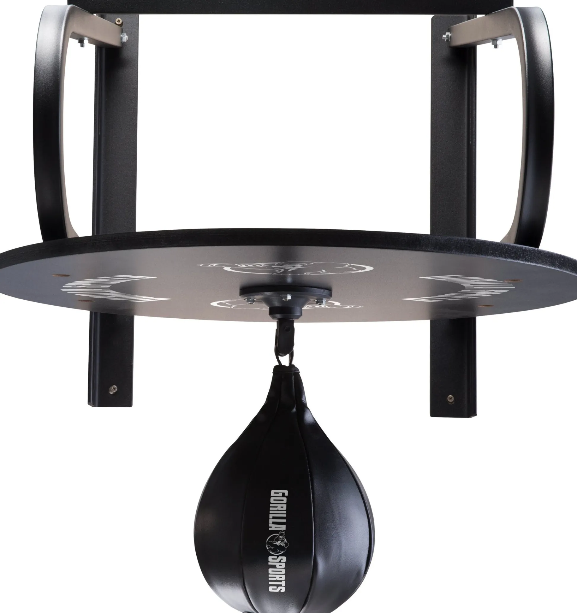 Gorilla Sports Punchingball und Wandhalterung Set Schwarz Sale