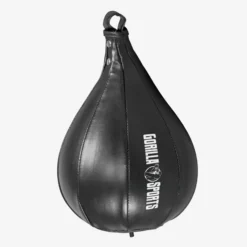 Gorilla Sports Punchingball und Wandhalterung Set Schwarz Sale