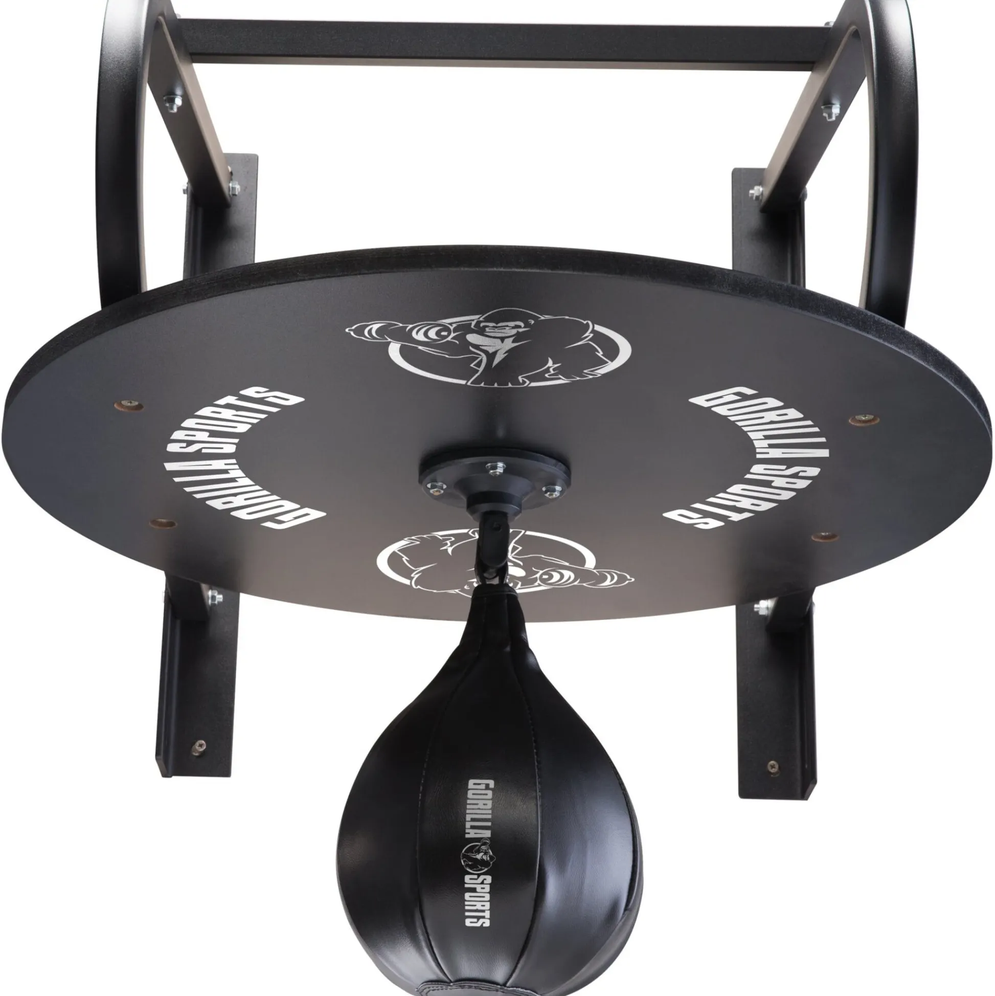 Gorilla Sports Punchingball Wandhalterung Schwarz Clearance
