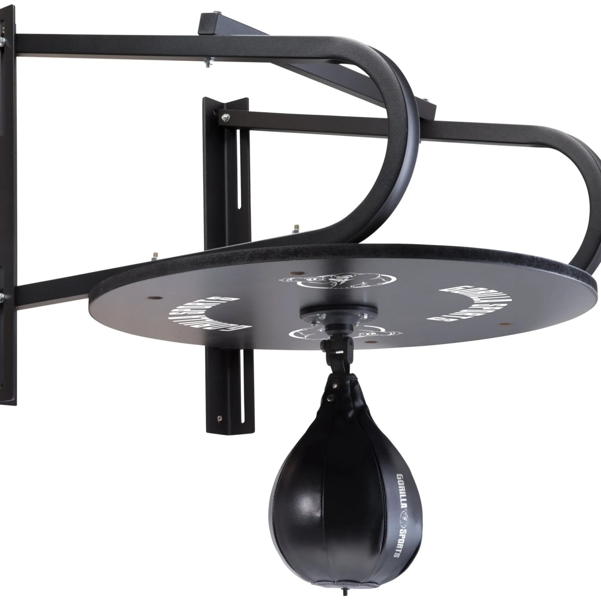 Gorilla Sports Punchingball Wandhalterung Schwarz Clearance
