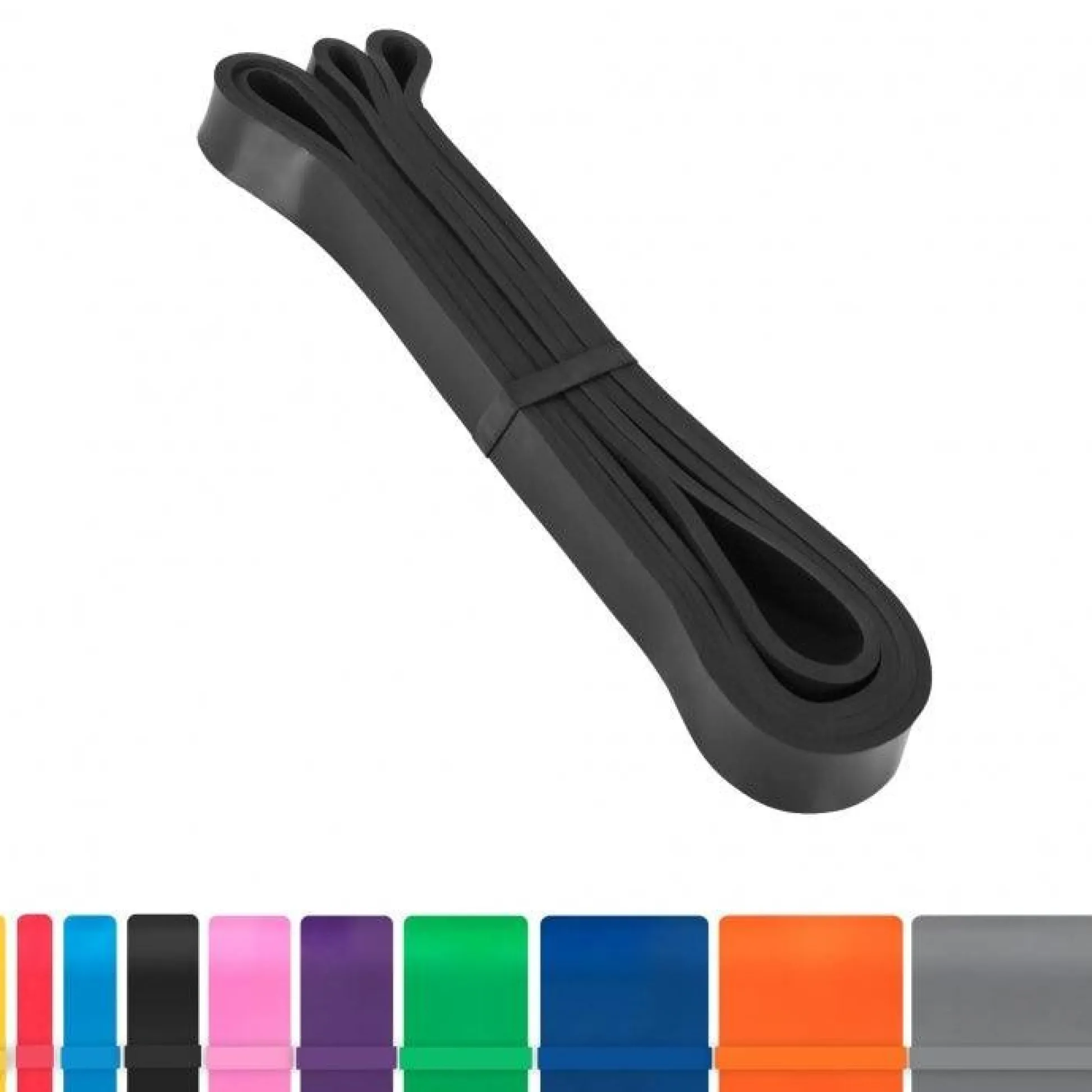 Gorilla Sports Resistance Band aus Latex 1 - 91 kg Lila Online