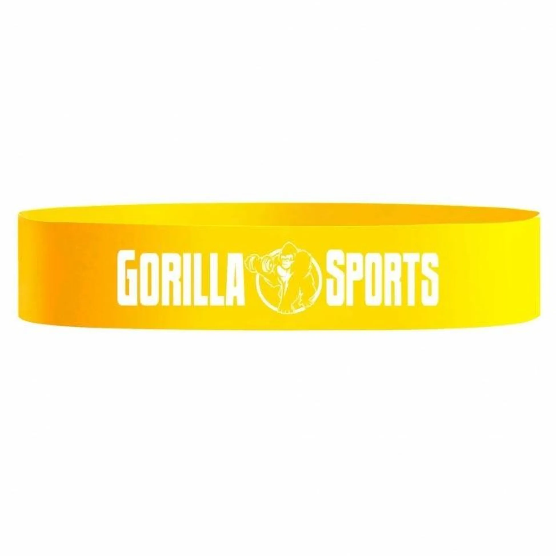 Gorilla Sports Resistance Band Loop aus Latex 4,5 - 15,8 kg Gelb Outlet