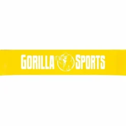 Gorilla Sports Resistance Band Loop aus Latex 4,5 - 15,8 kg Gelb Outlet