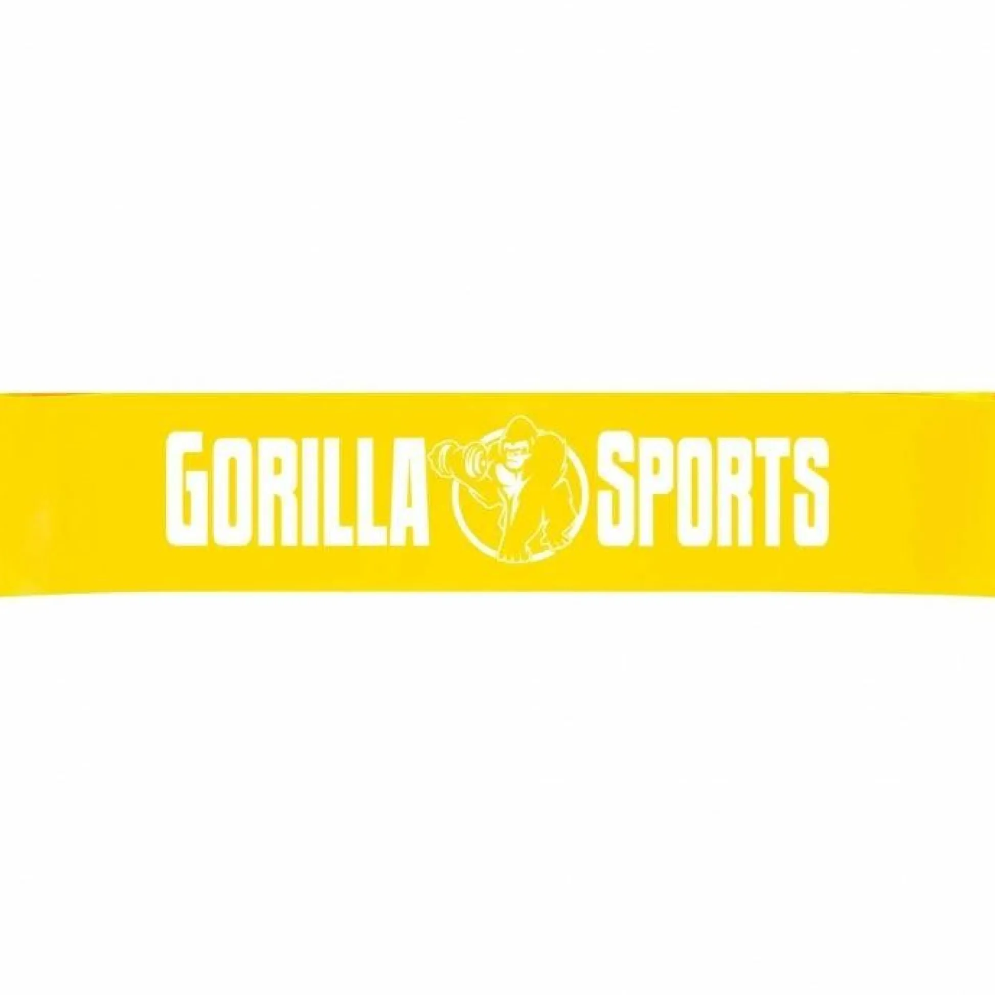 Gorilla Sports Resistance Band Loop aus Latex 4,5 - 15,8 kg Gelb Outlet
