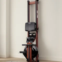 Gorilla Sports Rudergerät aus Holz mit Wasserwiderstand, klappbar Holz / Schwarz Clearance
