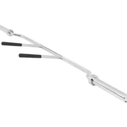 Gorilla Sports Safety Squat Bar gepolstert 220 cm Olympia Silber New