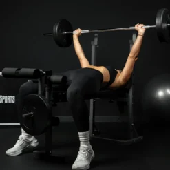 Gyronetics Schrägbank E-Series mit Ablage inkl, Beinstrecker Schwarz Clearance