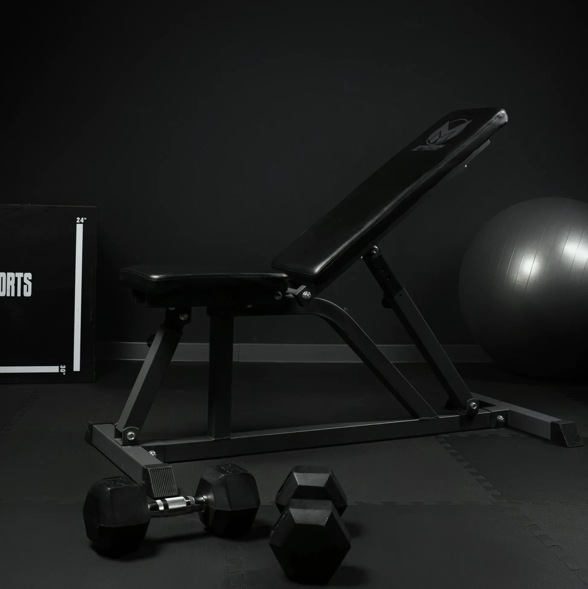 Gyronetics Schrägbank E-Series verstellbar Schwarz Best