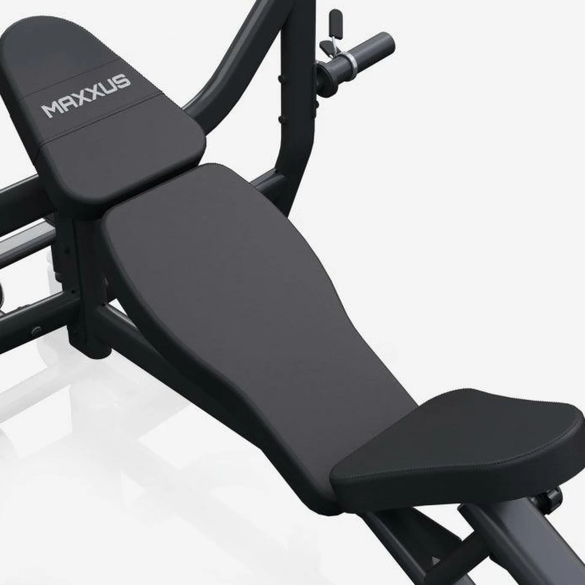 MAXXUS Schrägbank mit Ablage PRO Schwarz Hot
