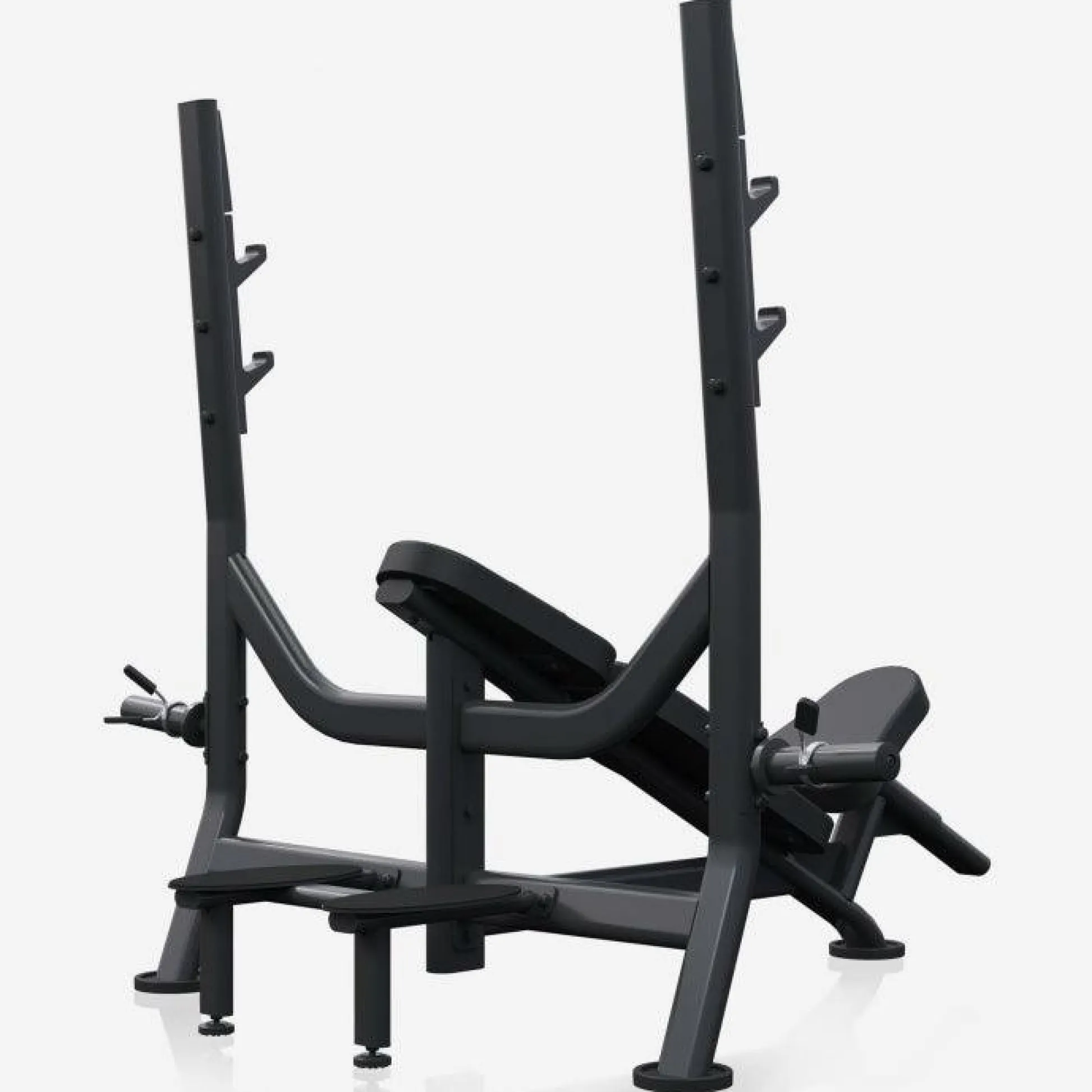 MAXXUS Schrägbank mit Ablage PRO Schwarz Hot
