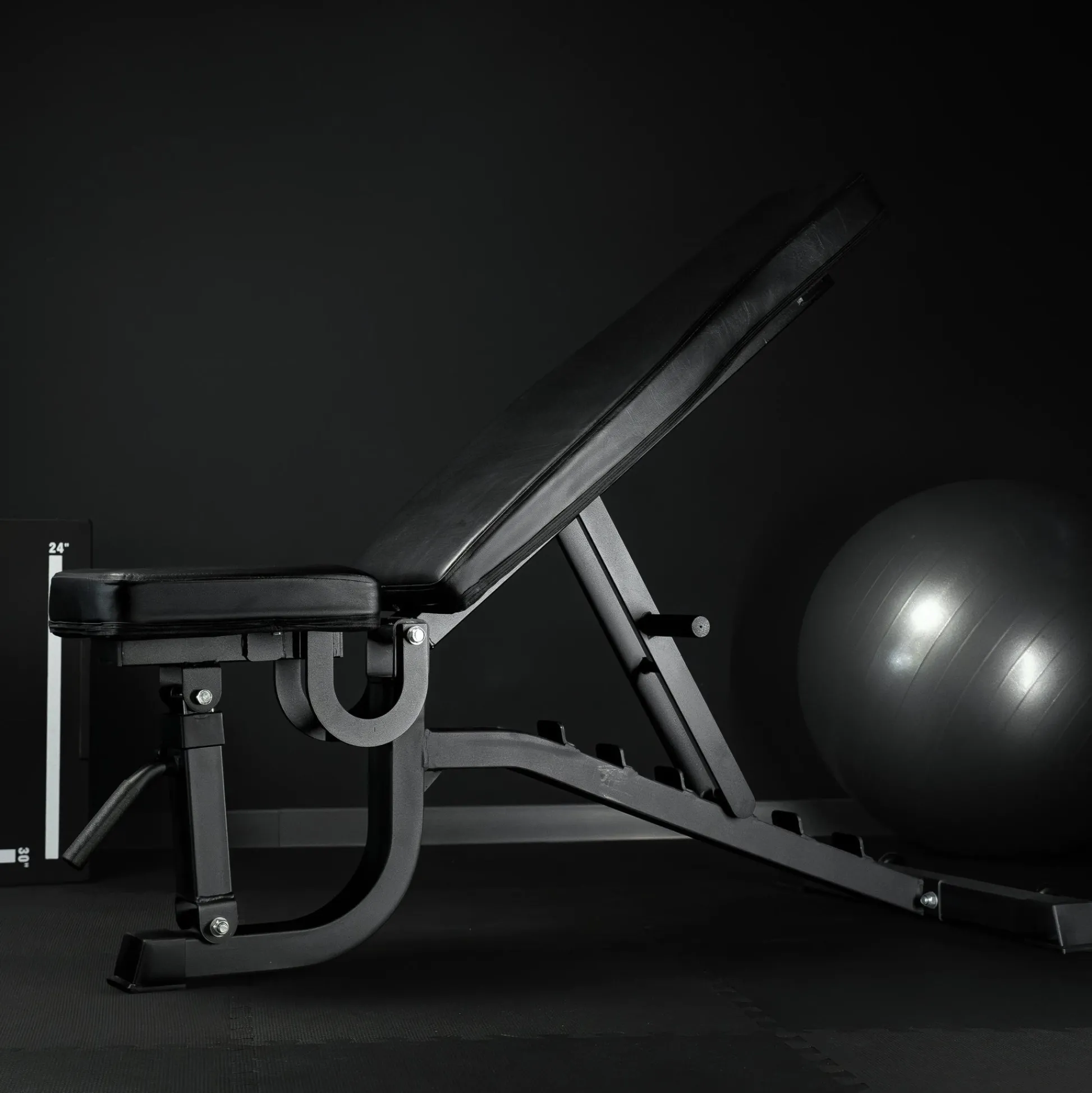 Gorilla Sports Schrägbank verstellbar Schwarz Discount