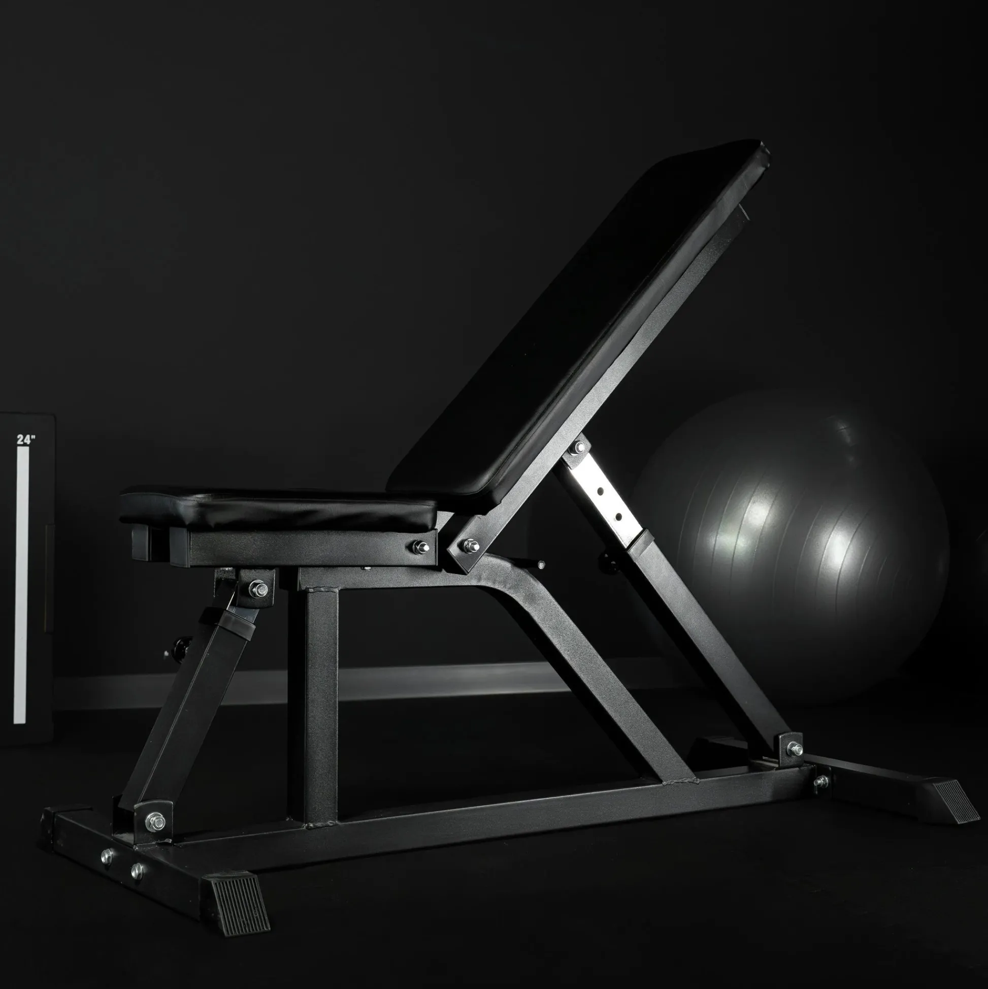 Gorilla Sports Schrägbank verstellbar Schwarz Discount
