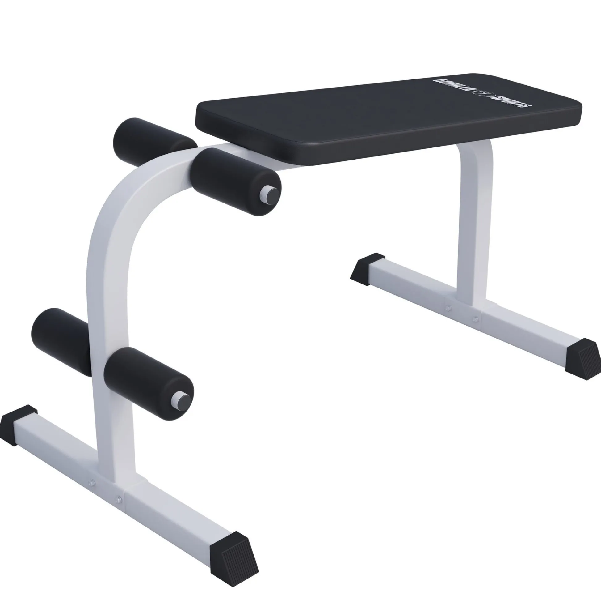 Gorilla Sports Sit Up Hantelbank Weiss/ Schwarz Sale