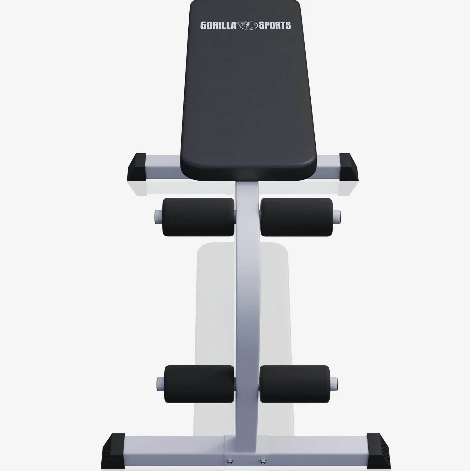 Gorilla Sports Sit Up Hantelbank Weiss/ Schwarz Sale
