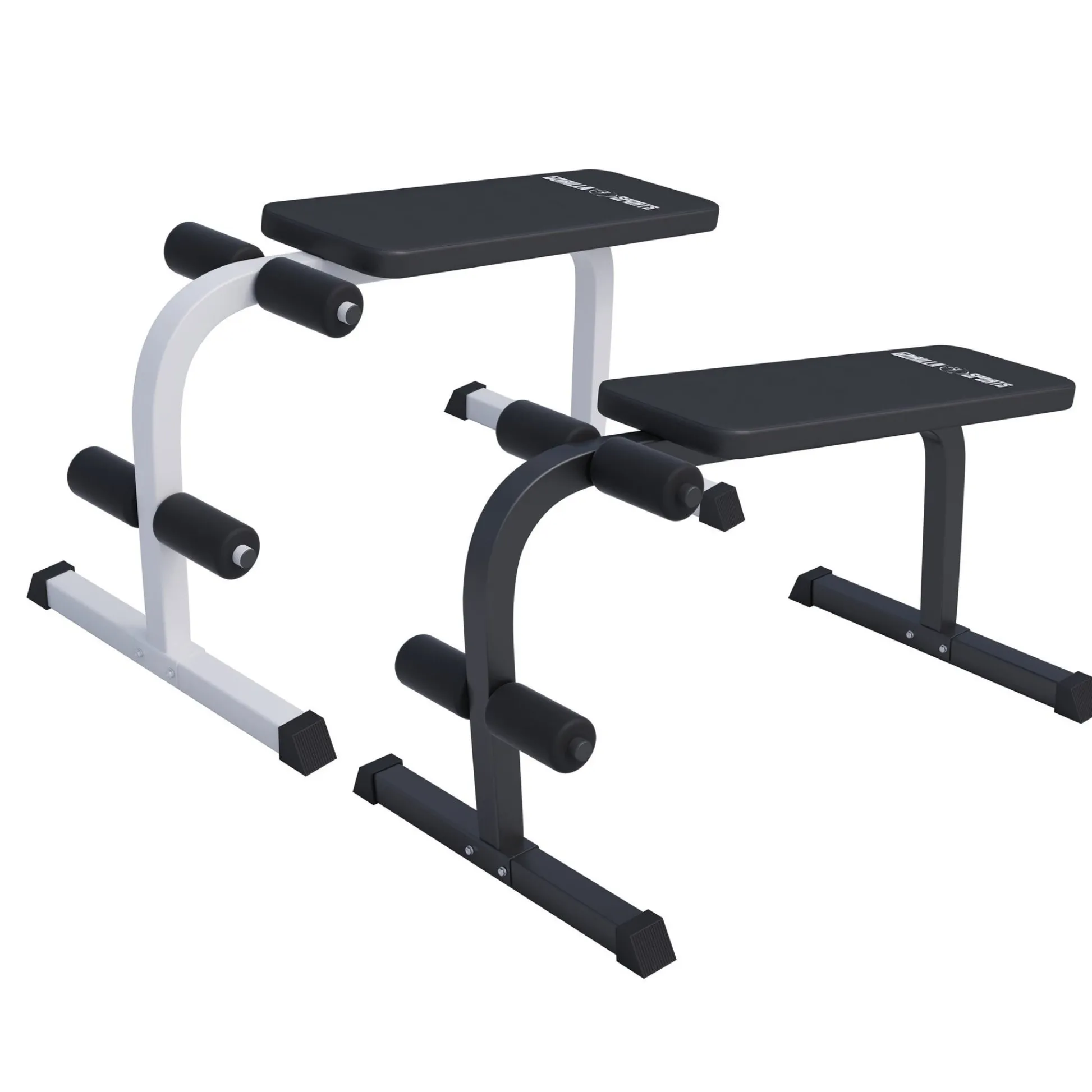 Gorilla Sports Sit Up Hantelbank Weiss/ Schwarz Sale