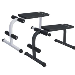 Gorilla Sports Sit Up Hantelbank /Schwarz Weiss Best