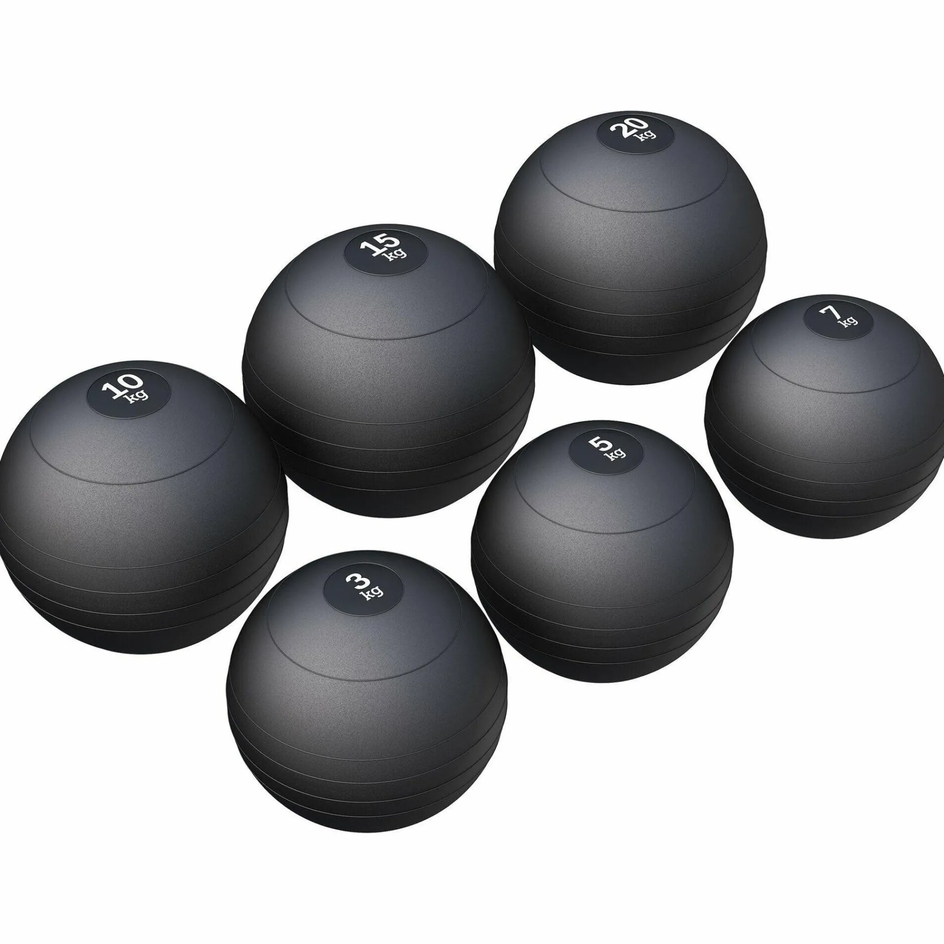 Gorilla Sports Slam Ball 3 - 20 kg Schwarz