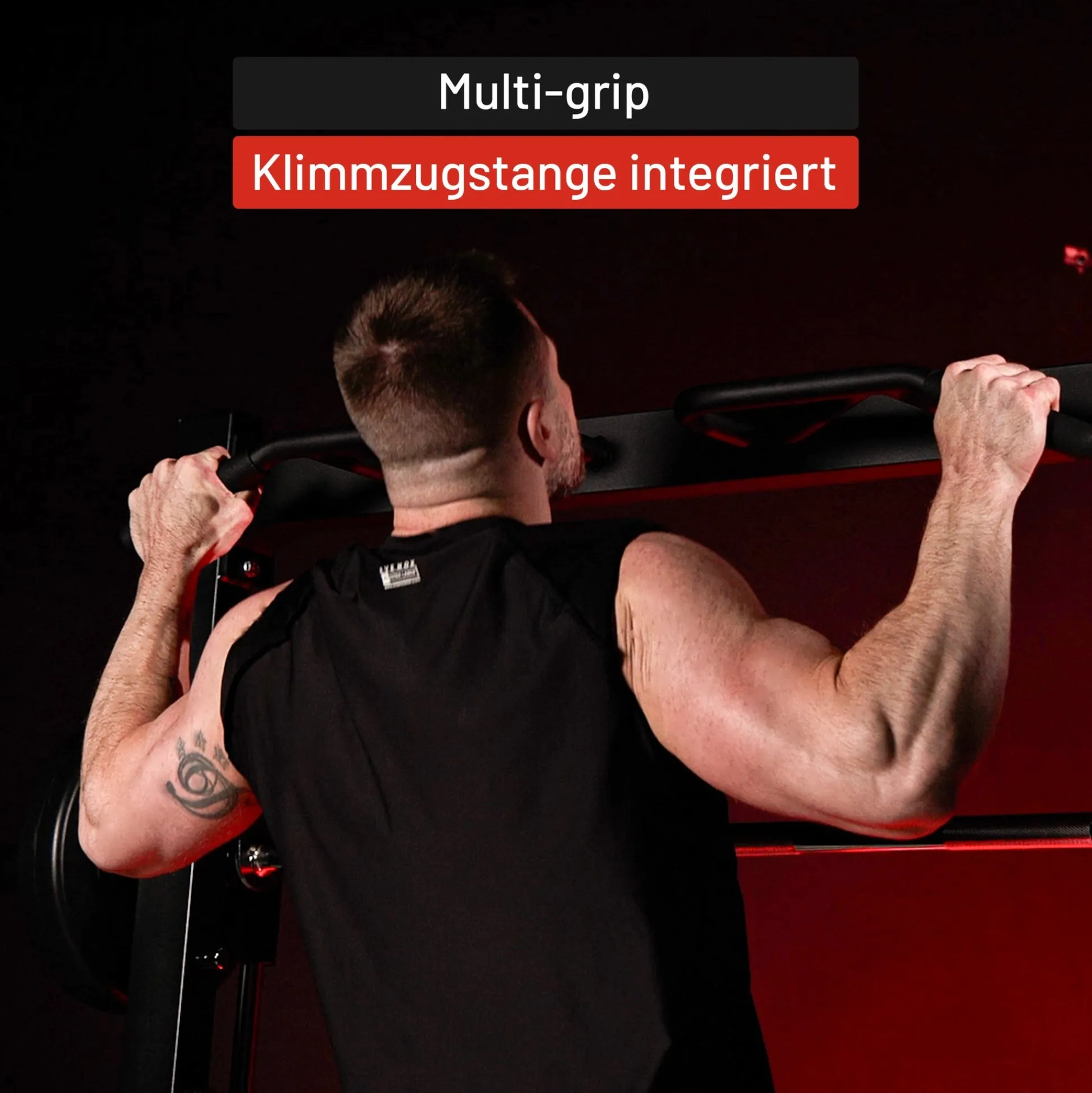 Gorilla Sports Smith Machine Half Rack Schwarz Outlet