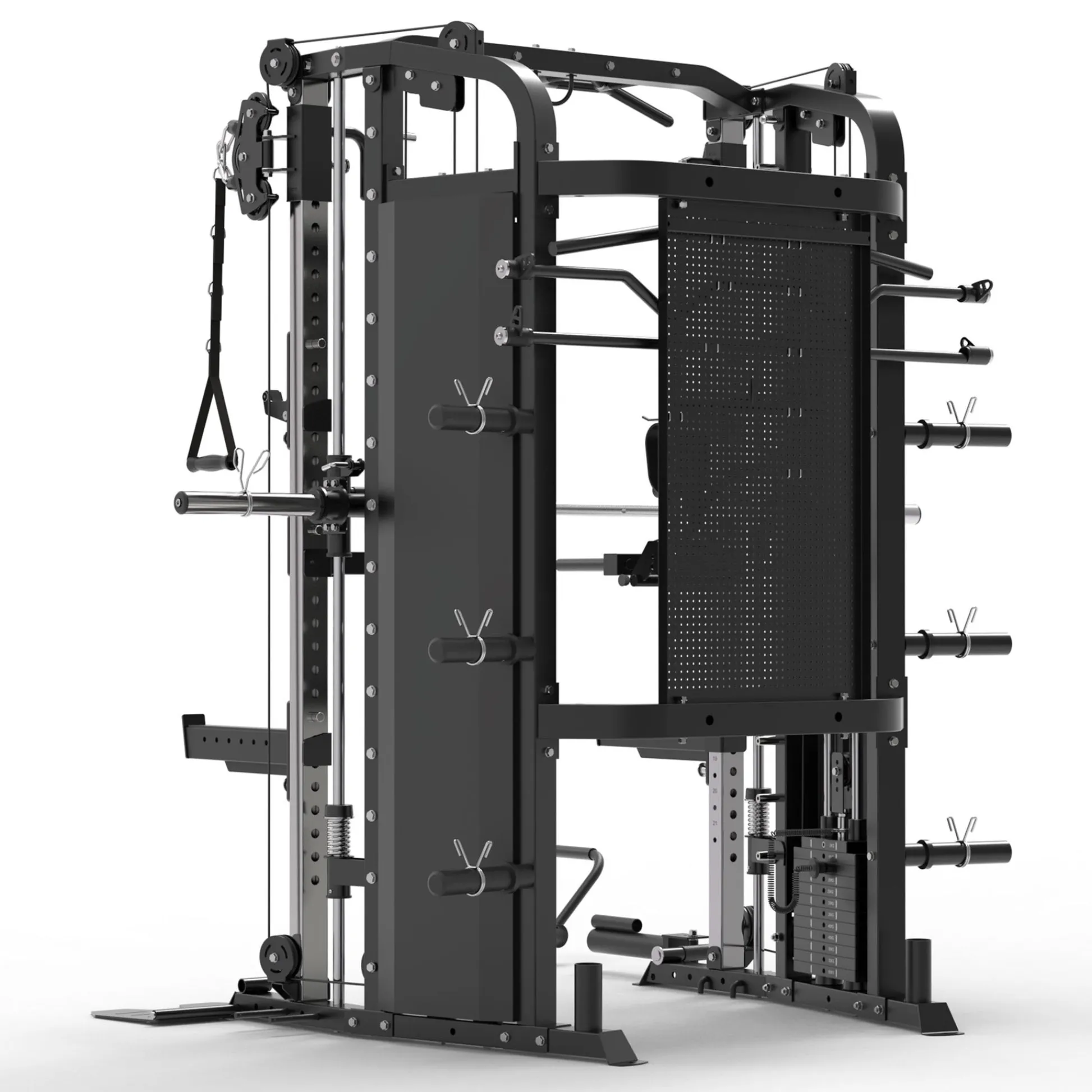 Gorilla Sports Smith Machine X5 mit Gewichten Schwarz Outlet