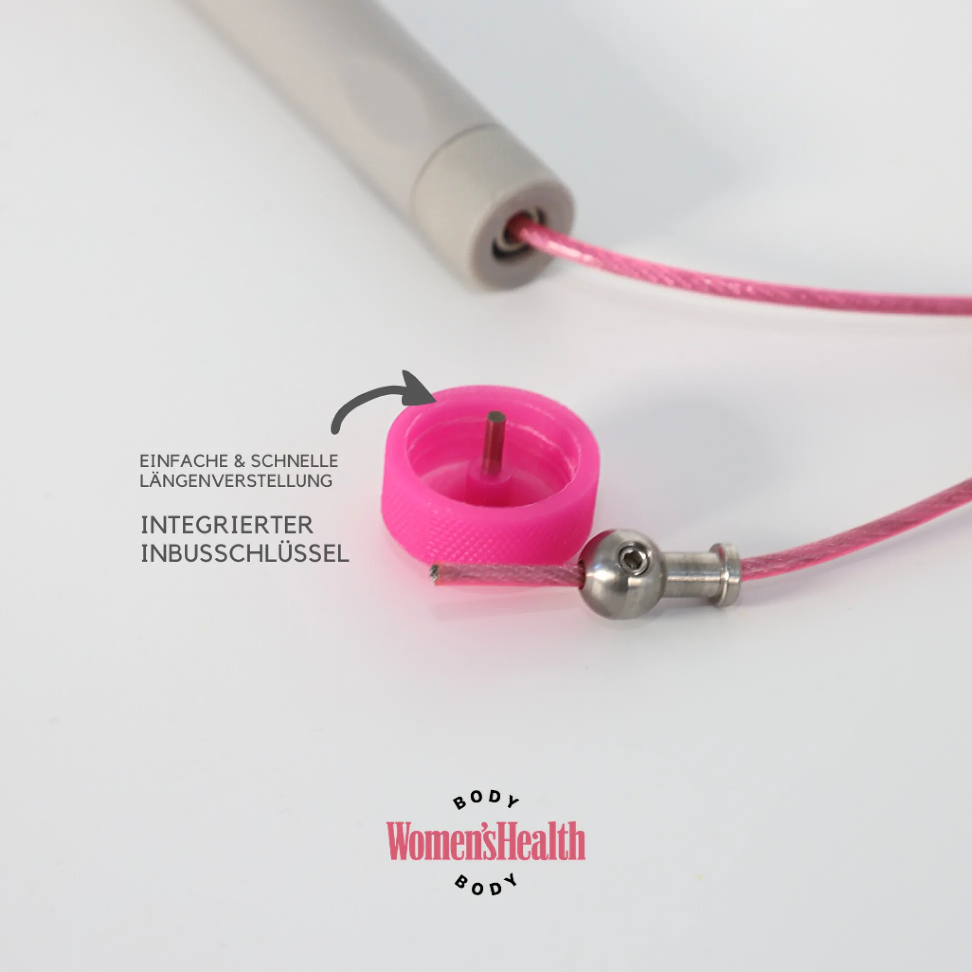 Lukadora Springseil Pink/Grau Grau/Pink Discount
