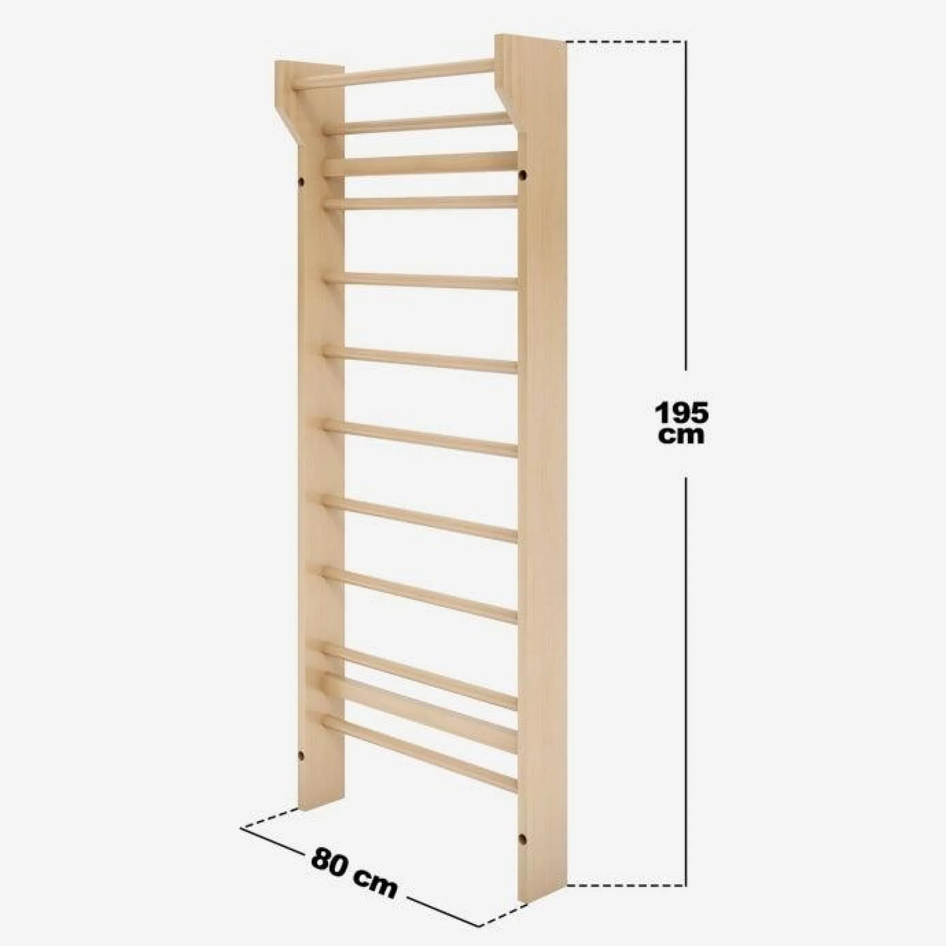 Gorilla Sports Sprossenwand Natur Holz Sale