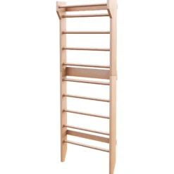 Physionics Sprossenwand aus Holz Natur Holz New