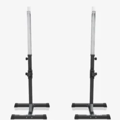 Gorilla Sports Squat Rack Hantelständer mobil verstellbar Schwarz Clearance