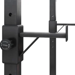 Gorilla Sports Squat Rack Hantelständer mobil verstellbar Schwarz Clearance
