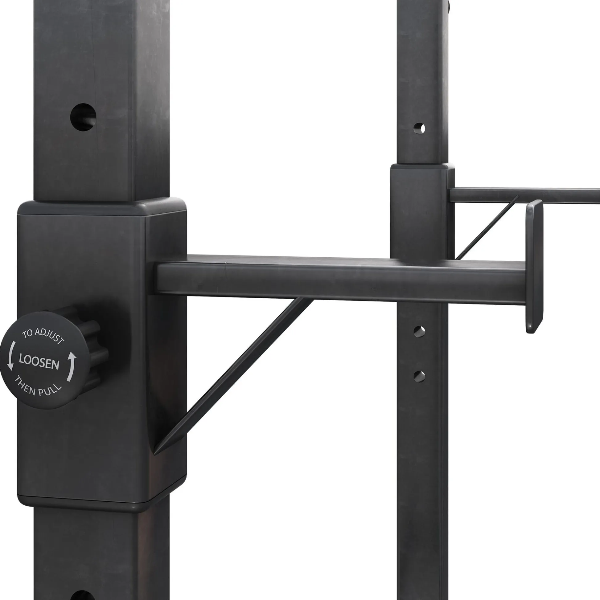 Gorilla Sports Squat Rack Hantelständer mobil verstellbar Schwarz Clearance