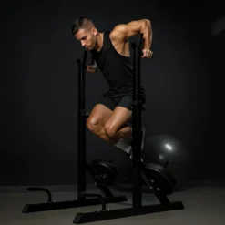 Gorilla Sports Squat Rack verstellbar in Höhe und Breite Schwarz New