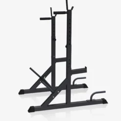 Gorilla Sports Squat Rack verstellbar in Höhe und Breite Schwarz New