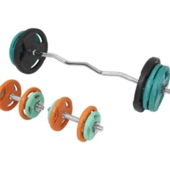 Gorilla Sports SZ-Curlset Gummi Gripper 70 kg mit Verschlüssen Verschieden Online