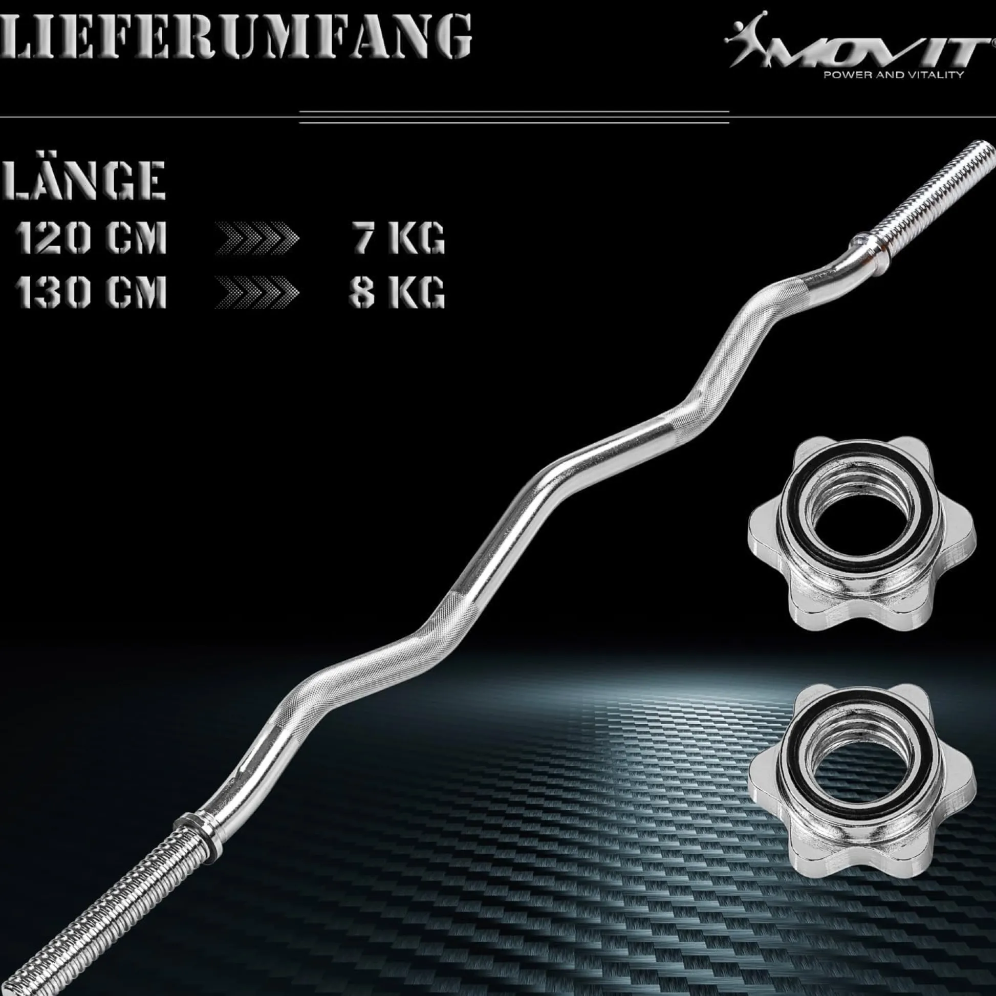 MOVIT SZ Curlstange 30 mm Chrom Clearance
