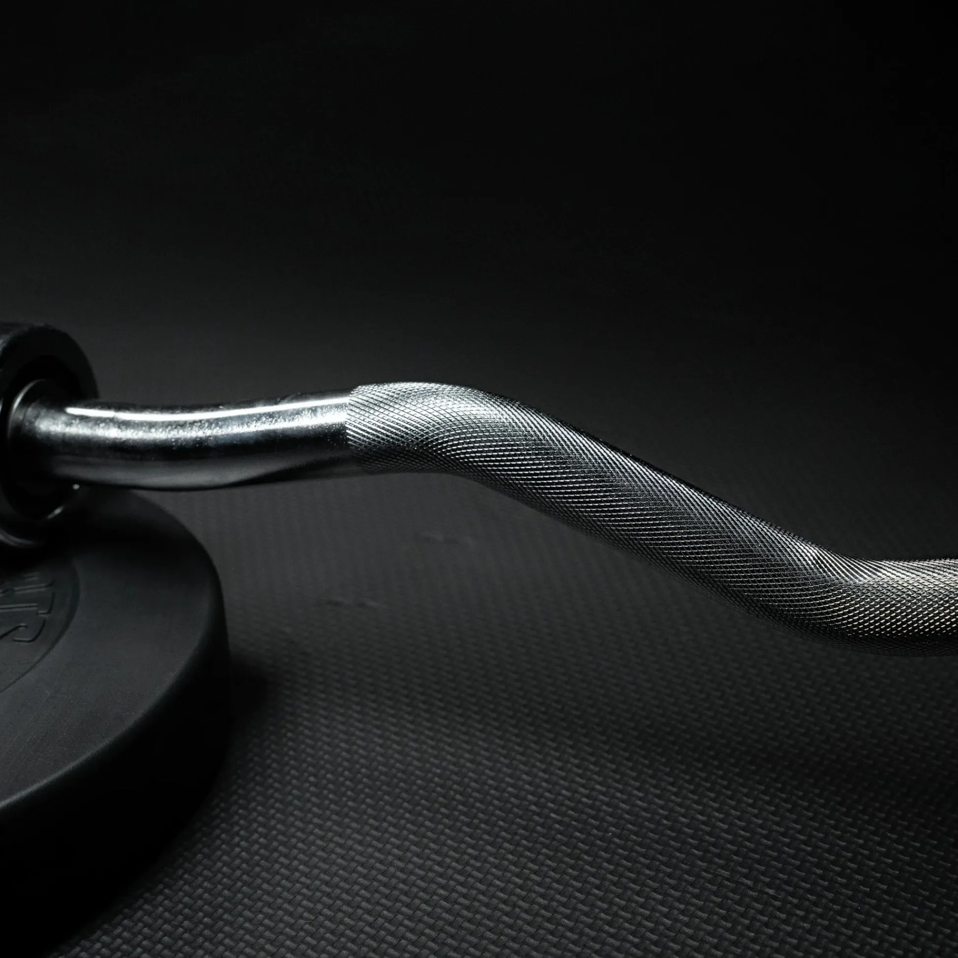 Gorilla Sports SZ-Hantelstange Olympia 120 cm mit Verschlüssen Silber
